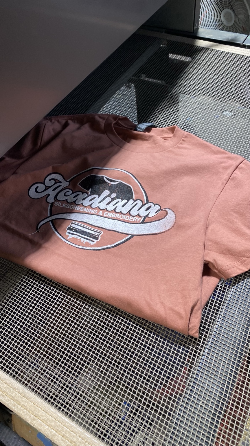Screen-printed Acadiana shirt